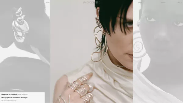 Panconesi - Ecommerce design inspiration