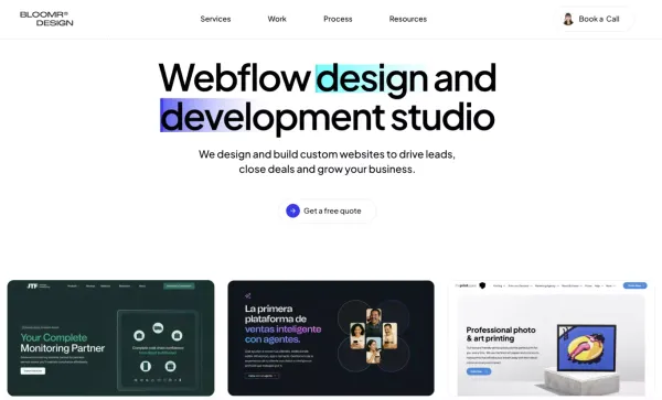 Bloomr Design® – Webflow Design & Development Studio