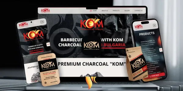 KOM Charcoal – high-quality and eco-friendly for barbecue. Production, sales, and delivery