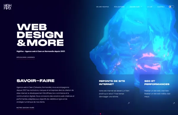 Highfive - Agence Web et Communication Digitale à Caen.