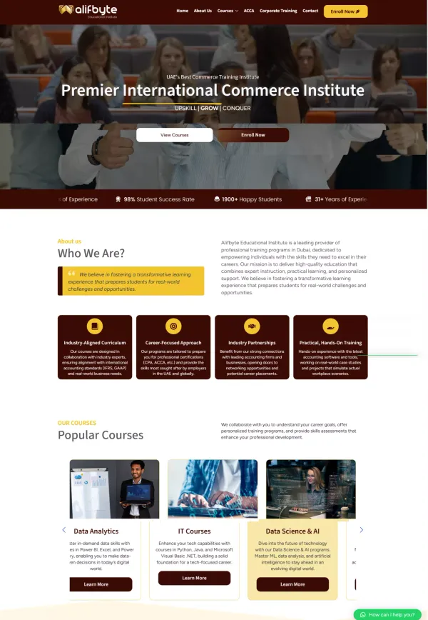 Alifbyte Educational Institute | Career Training Center