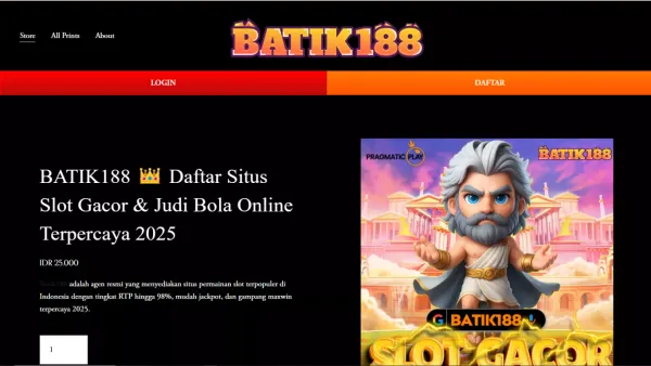 BATIK188 👑 Daftar Situs Slot Gacor & Judi Bola Online Terpercaya 2025 - Landing design inspiration