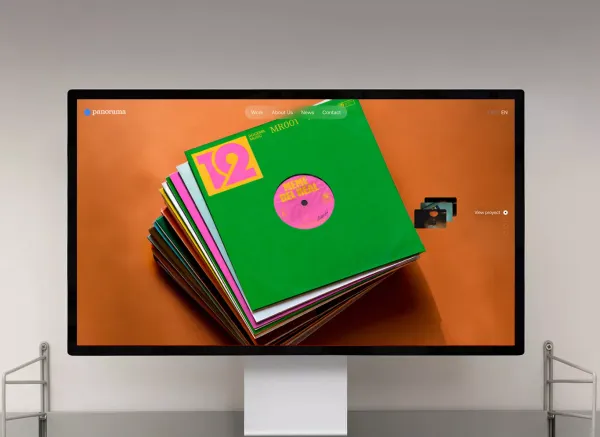 Panorama - Portfolio design inspiration