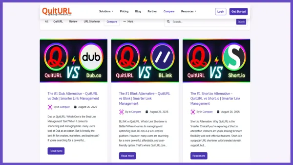 Blog - QuitURL - Blog design inspiration