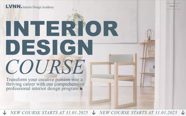 Interior Dsgn Course | Wix Marketplace | Wix Studio