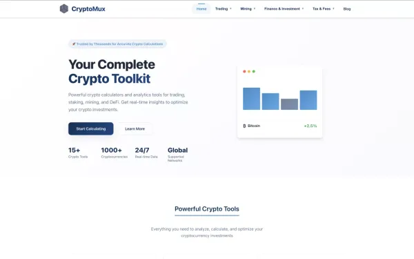 CryptoMux.com - Free Cryptocurrency Tools & Converters