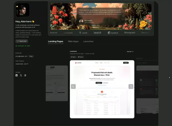 Alan Podemski - Designing & Building Software