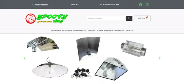 Groovy Shop - Grow and Head Shop - Uzgoj biljaka