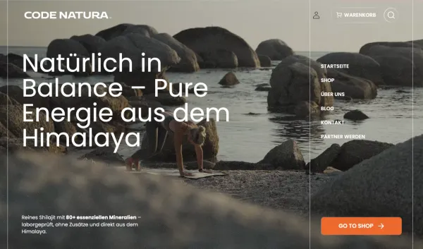 CodeNatura Online Shop
 – Code Natura - Landing design inspiration