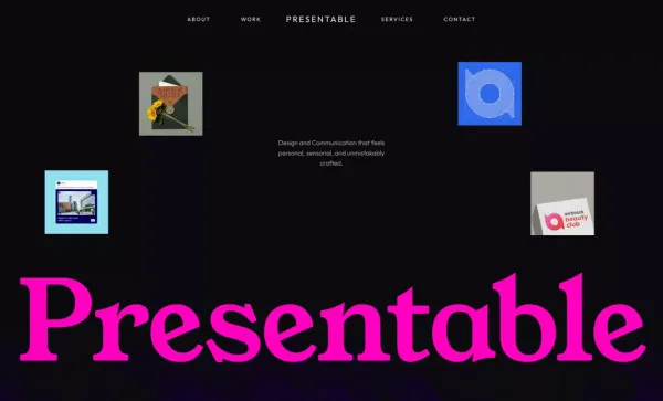 Presentable â Celebration & Lifestyle Brand Design Company - Landing design inspiration