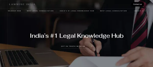 LawWise India | Trusted Legal Solutions for Individuals & Businesses - Landing design inspiration