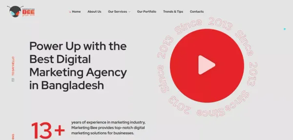 Marketing Bee | Best Digital Marketing Agency in Bangladesh - Landing design inspiration
