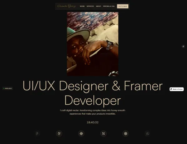 Chiemeka's Portfolio Website