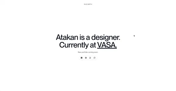 Atakan Bacaksiz — Designer