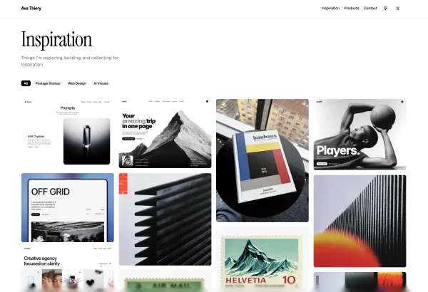 Ava Thiery - Design Explorations, Web Concepts & AI Visuals