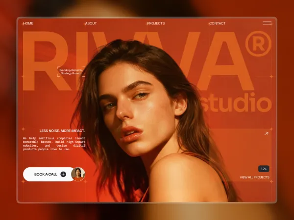 Riwa â Premium Creative Portfolio Template for Framer - Portfolio design inspiration