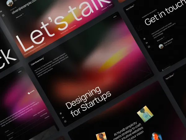 Nyroâ Minimal Portfolio & Creative Studio Template - Portfolio design inspiration