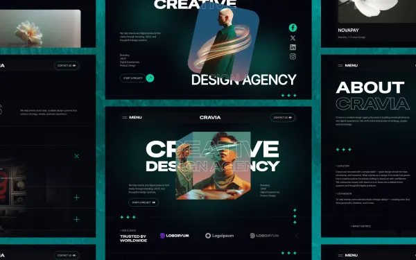 Cravia - Webflow HTML Website Template