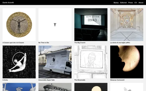 Danilo Sciorilli - Portfolio design inspiration