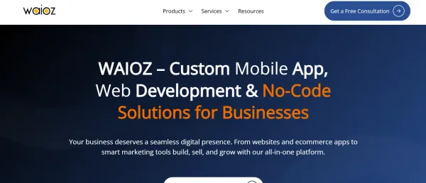 Mobile App & Web Development Company | Ecommerce Website & Digital Marketing Services – Waioz