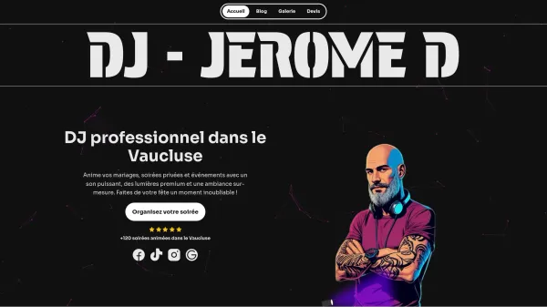 Jérôme D - DJ Mariage & Événements | Vaucluse, Gard, Drôme & PACA