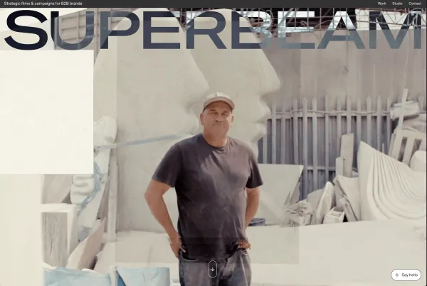 SUPERBEAM: Films That Move People & Business - Portfolio design inspiration