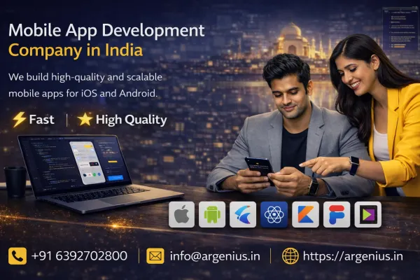 Top Mobile App Development Company in India | Argenius