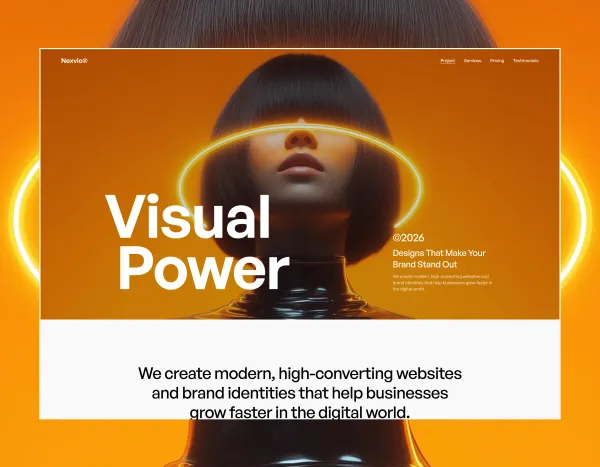 Nexvio â Free Minimal Portfolio & Agency Template