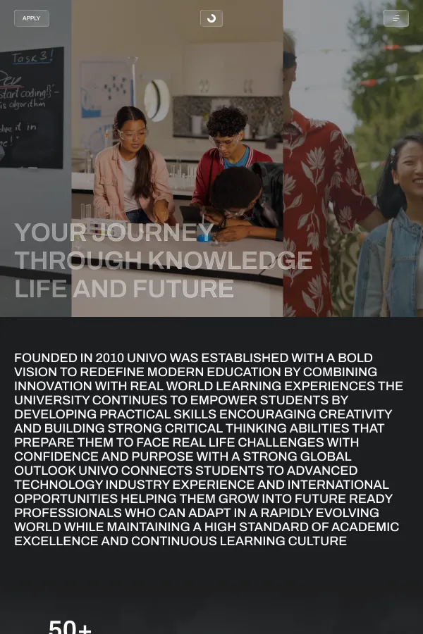 UNIVO â Premium Education Website Template for Framer