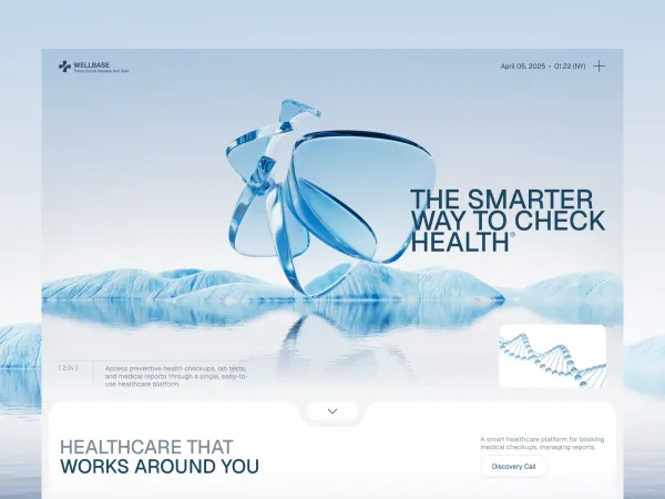 WellBase - Health Tech Website