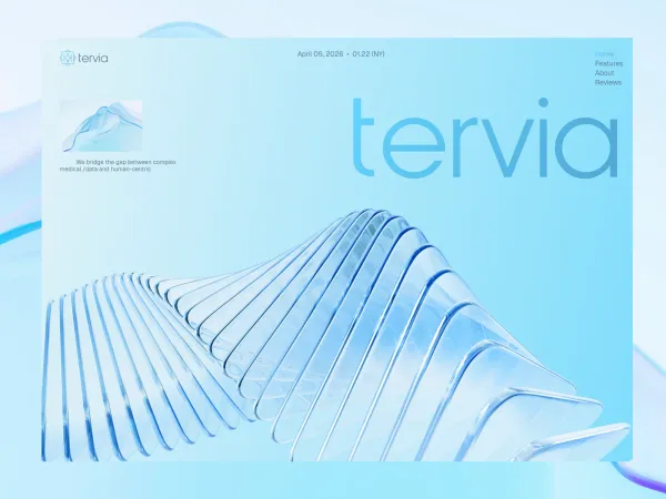 Tervia - Healthcare Technology Website