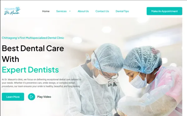 Best Dentist in Chittagong – Dr. Masum's Dental Clinic - Template design inspiration