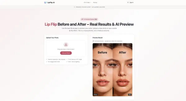 Lip Flip Before and After – Real Results & AI Preview | lipflip.ai