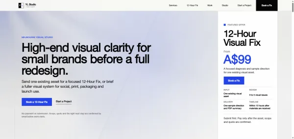 YL Visual Studio | 12-Hour Visual Fix & Visual Systems for Small Brands