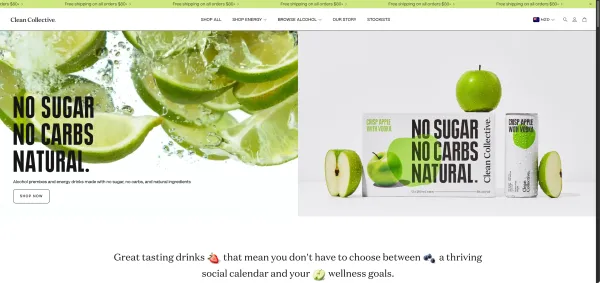 Clean Collective - Low Calorie No Sugar Beverages in NZ