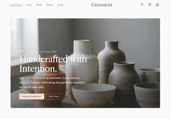 Ceramicist — Handcrafted with Intention
