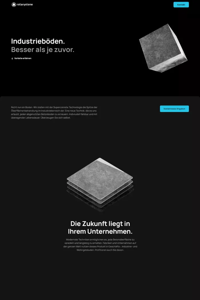 Rotarystone Industrieböden - Case Study design