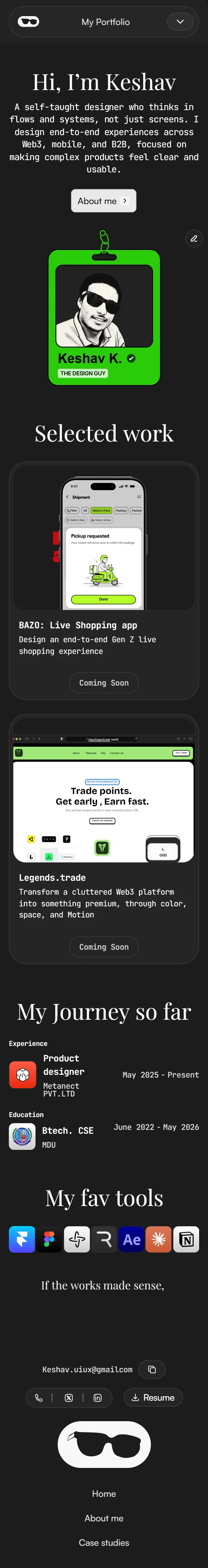 Site Not Found | Framer mobile view