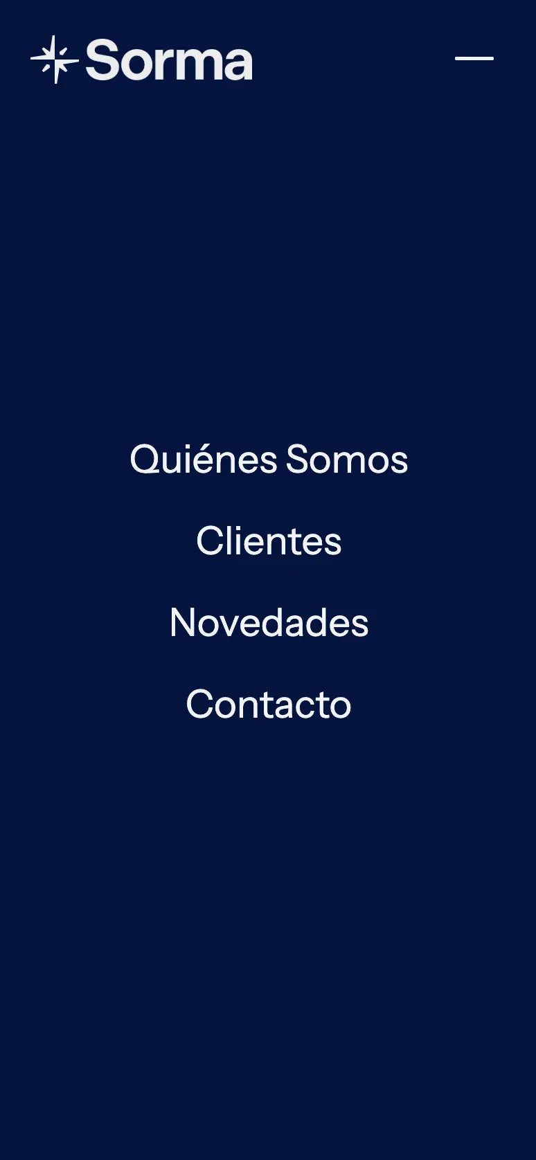 SORMA mobile view