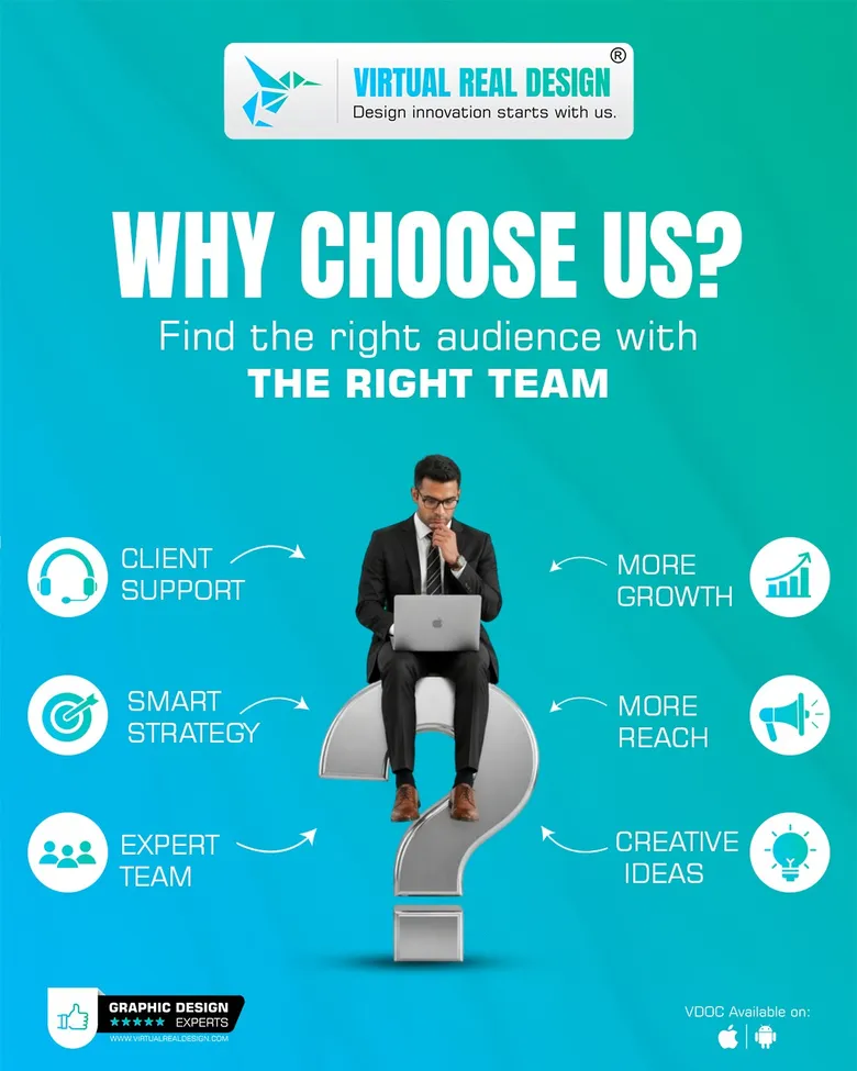 Best Graphic Design Company In India - Virtual Real Design mobile view