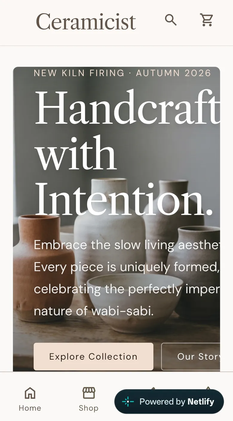 Ceramicist — Handcrafted with Intention mobile view