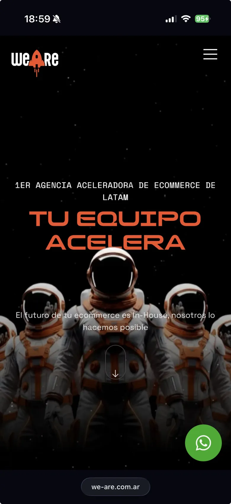 We Are – Tu Socio de Crecimiento para eCommerce Exitoso en LATAM mobile view