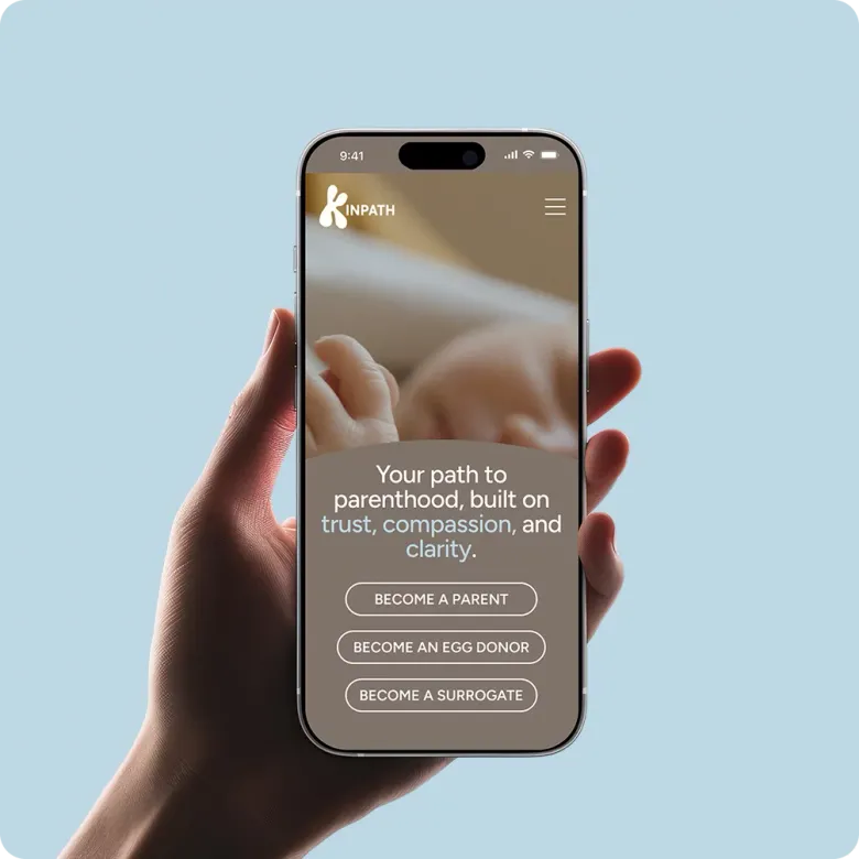 International Surrogacy Agency - KinPath Surrogacy mobile view