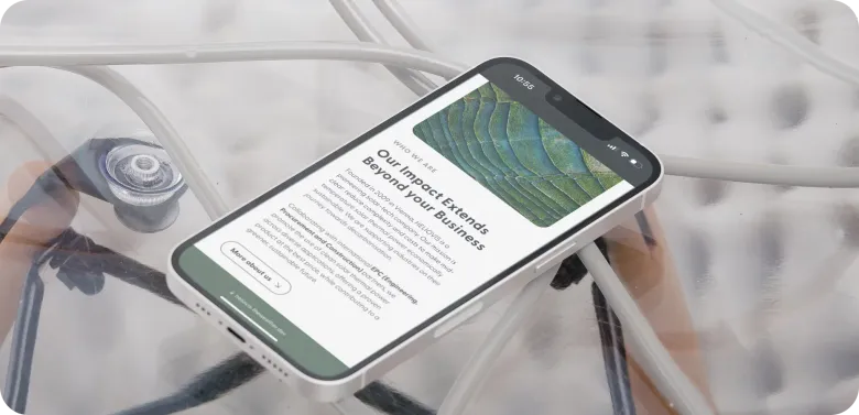 Heliovis — The Weather projects mobile view