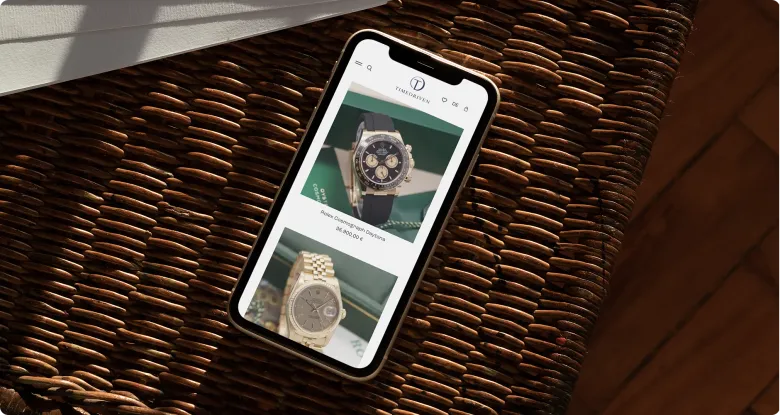 Timedriven - Your partner for high-end watches​ mobile view