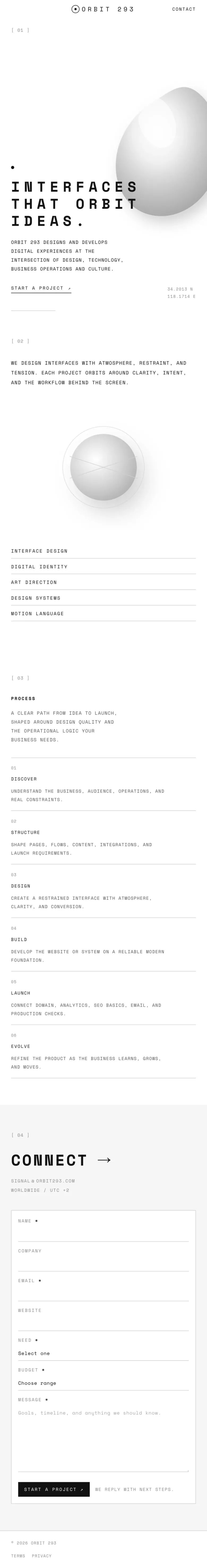 Orbit 293 — Interfaces That Orbit Ideas mobile view