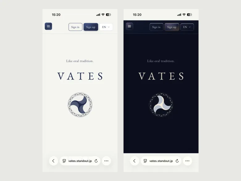 VATES — Like oral tradition. mobile view
