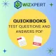 Quickbooks Online Certification Exam Answers 2023