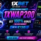 1xBet Bonus Code Free Bet 2027: 1XVIP1X – €130 Bonus