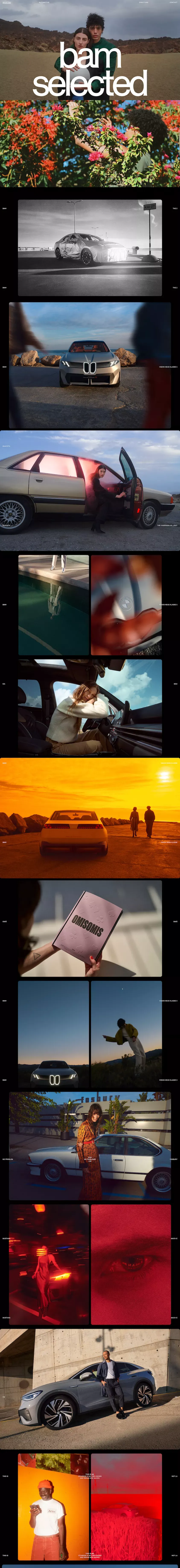 BAM Photographers - Portfolio design